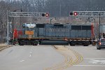 Cotton Belt patch on "caboose" duty